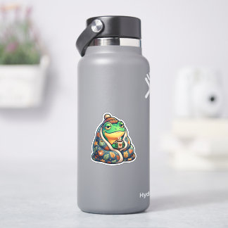 Gemütliches Decken-Frosch-Sticker Aufkleber