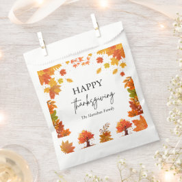 Gemütliches Erntedank-Dinner-Party im Herbst Geschenktütchen