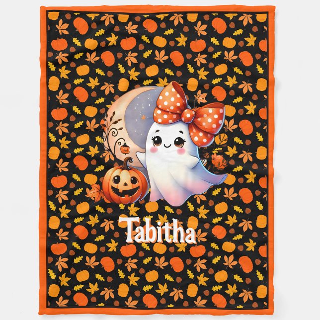 Gemütliches Halloween Baby Blankon Name Niedlich G Fleecedecke (Von Creator hochgeladen)