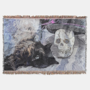 Gemütliches Halloween-Krötenblanket Decke