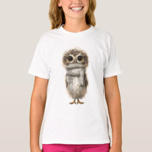 Gemütliches Halstuch Baby Eule Kinder T-Shirt