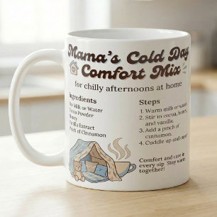 Gemütliches Heißgetränk-Mischrezept für Mama Kaffeetasse