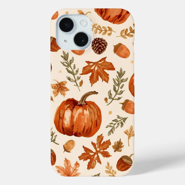 Gemütliches Herbst-Ästhetik-Muster-Handyhülle Case-Mate iPhone Hülle (Rückseite)