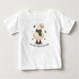 Gemütliches Herbst-Cartoon-Design Baby T-shirt