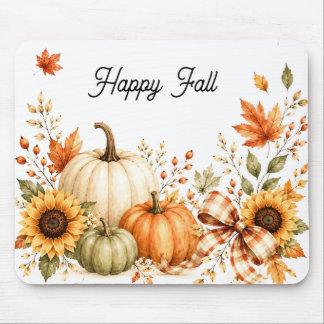 Gemütliches Herbst-Kürbis-Mauspad Mousepad