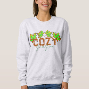 Gemütliches Herbstausdesign Sweatshirt