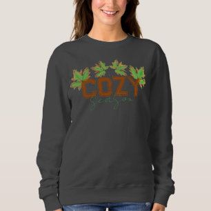 Gemütliches Herbstausdesign Sweatshirt