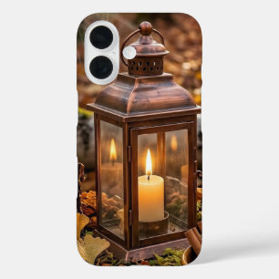 Gemütliches Herbstkerzenlaternen-iPhone-Case iPhone 16 Hülle