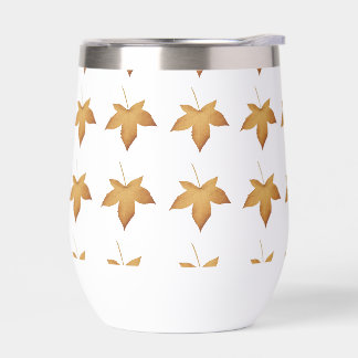 Gemütliches Herbstlaub-Muster Ästhetisches Design