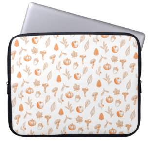Gemütliches Herbstmuster Laptopschutzhülle