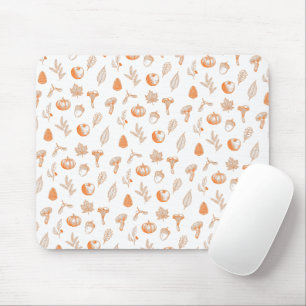 Gemütliches Herbstmuster Mousepad