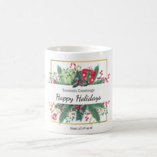 Gemütliches Holiday Gruß Tasse
