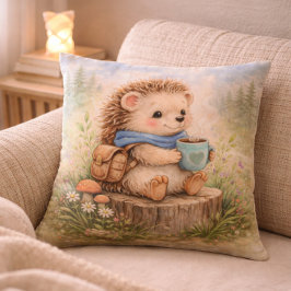 Gemütliches Igel-Kinderzimmer & Babyzimmer Kissen