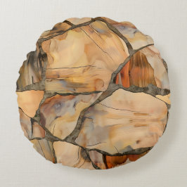 Gemütliches, individuelles Rundkissen 16 Zoll Sofa Rundes Kissen