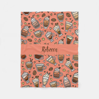 Gemütliches Kaffeeblanket für entspannende Sippen Fleecedecke