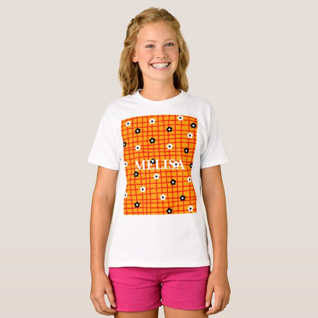 Gemütliches Kariertes Pattern Kid's Shirt (Vorne ganz)