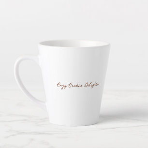 Gemütliches Keksgeschmack Milchtasse