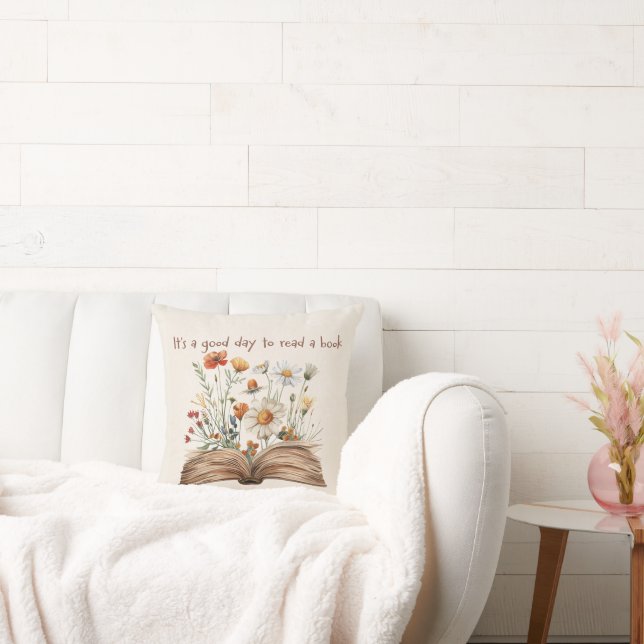 Gemütliches Kissen für Buchliebhaber im Literaturg (Liege)