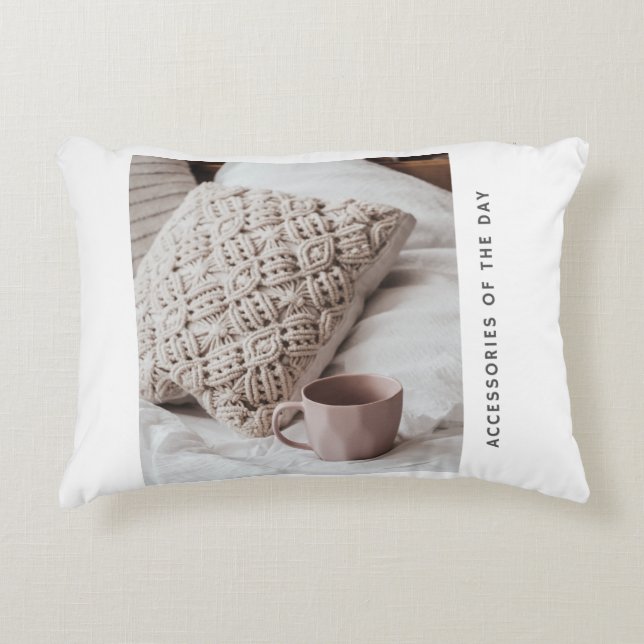 Gemütliches Komfort-Kissen Dekokissen (Vorderseite)