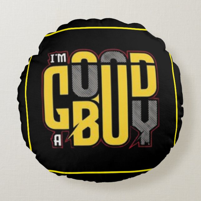 Gemütliches, kundenspezifisches Rundkissen - Perso Rundes Kissen (Vorderseite)