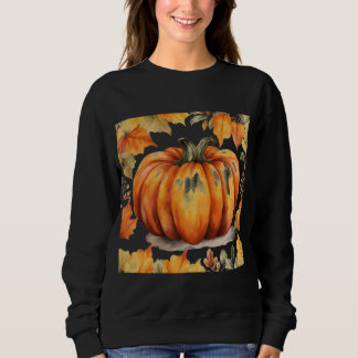 Gemütliches Kürbis-Sweatshirt für Herbst & Hallowe Sweatshirt
