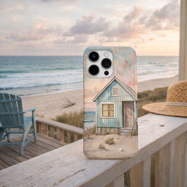 Gemütliches Küstenhaus-Wasserfarbe  Case-Mate iPhone Hülle (Von Creator hochgeladen)