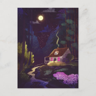 Gemütliches Landhaus Postkarte