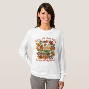 Gemütliches Lesebuch Herbst T-Shirt
