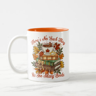 Gemütliches Lesebuch Herbst Zweifarbige Tasse