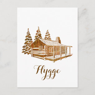 Gemütliches Log-Kabine - Ihr eigener Text ist in O Postkarte