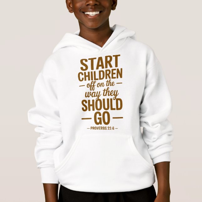 Gemütliches lustiges Kinder Hoodie Design (Vorderseite)