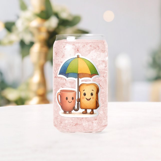 Gemütliches Morgen-Duo ☕🍞 Dosenglas (Insitu (Hochzeit))
