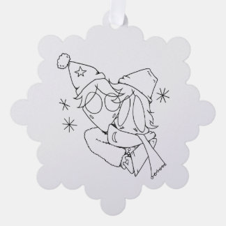 Gemütliches Paar-Ornament Ornament Karte