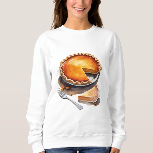 Gemütliches Pumpkin Pie Sweatshirt für Herbst & Th (Vorderseite)
