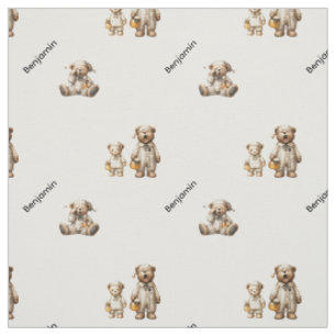 Gemütliches Schlafdesign mit individuellem Namensm Stoff