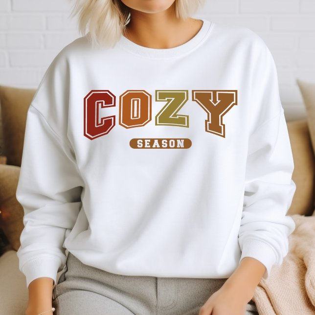 Gemütliches Season Trendy Fall Varsity Sweatshirt (Von Creator hochgeladen)