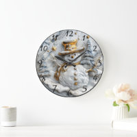 Gemütliches Snowman Weihnachtsdekor