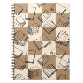 Gemütliches Spiralnotizbuch für Buchliebhaber Notizblock