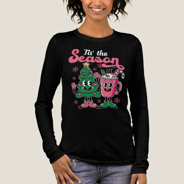 Gemütliches Weihnachten Tri-Blend Shirt (Vorderseite)