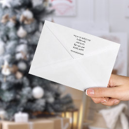 Gemütliches Weihnachts-Sprichwort Name Künstlerisc Permastempel