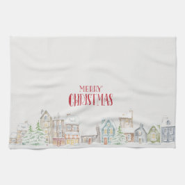 Gemütliches Weihnachts-Winter-Heim-Tuch Geschirrtuch
