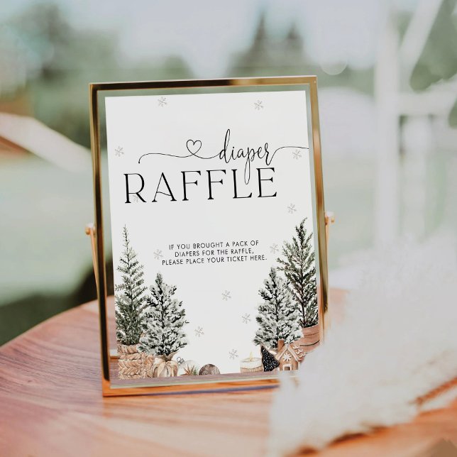 Gemütliches WeihnachtsBaby Duschdiapers Raffle Sch Sockelschild (Von Creator hochgeladen)