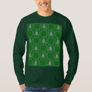 Gemütliches Weihnachtsbaum hässlich Pullover Schac
