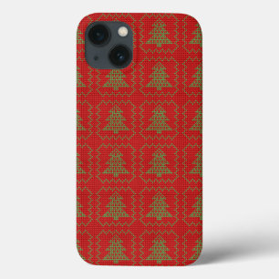 Gemütliches Weihnachtsbaum hässlich Pullover Schac Case-Mate iPhone Hülle
