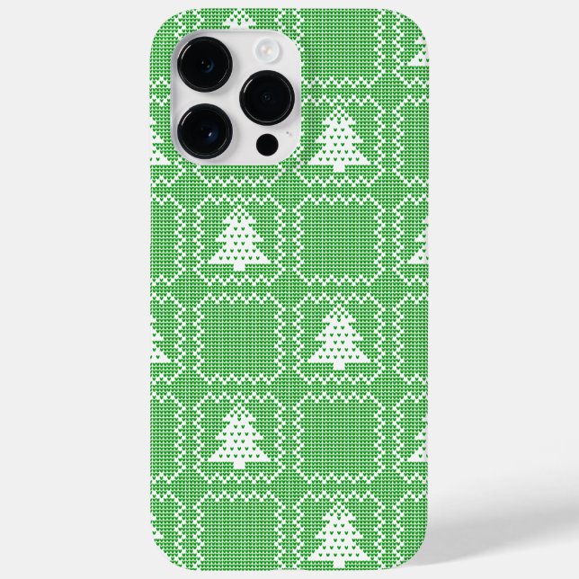 Gemütliches Weihnachtsbaum hässlich Pullover Schac Case-Mate iPhone Hülle (Rückseite)