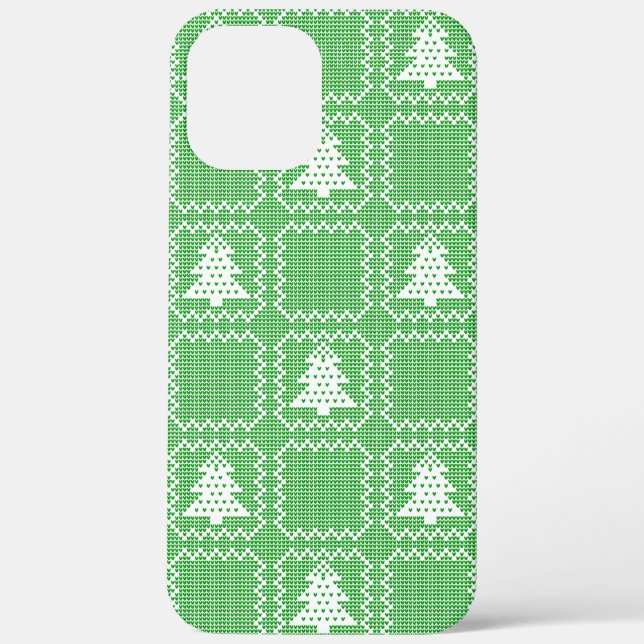 Gemütliches Weihnachtsbaum hässlich Pullover Schac Case-Mate iPhone Hülle (Rückseite)