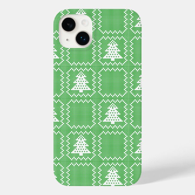 Gemütliches Weihnachtsbaum hässlich Pullover Schac Case-Mate iPhone Hülle (Rückseite)