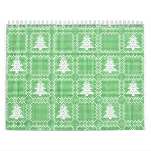 Gemütliches Weihnachtsbaum hässlich Pullover Schac Kalender