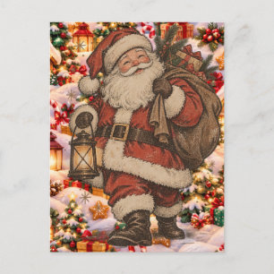 Gemütliches Weihnachtsdorf Urlaub Postkarte