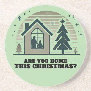 Gemütliches Weihnachtsgeschmack der Familie - Zuha Getränkeuntersetzer